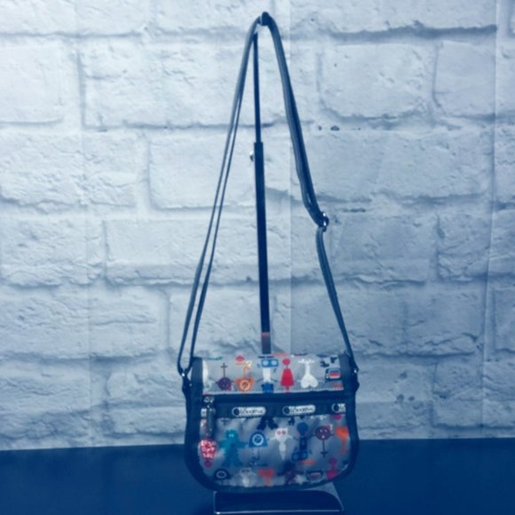 Adorable LeSportSac Robot Purse Bag - Picture 2 of 4